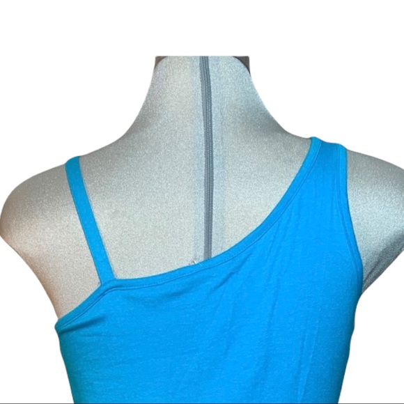 JUSTICE Girl  Blue   Embellished  Silver Sequin Top Size 14 - Picture 7 of 11